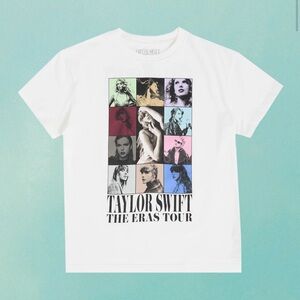 TAYLOR SWIFT THE ERAS TOUR THROUGH VANCOUVER II WHITE T-SHIRT Size XL Women’s